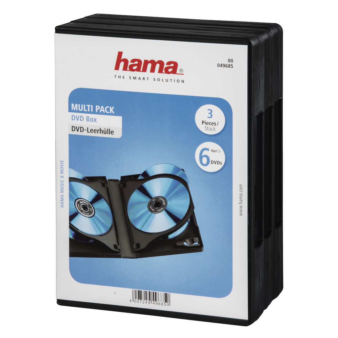 Dvd 6-Box 3-Pack | Hama