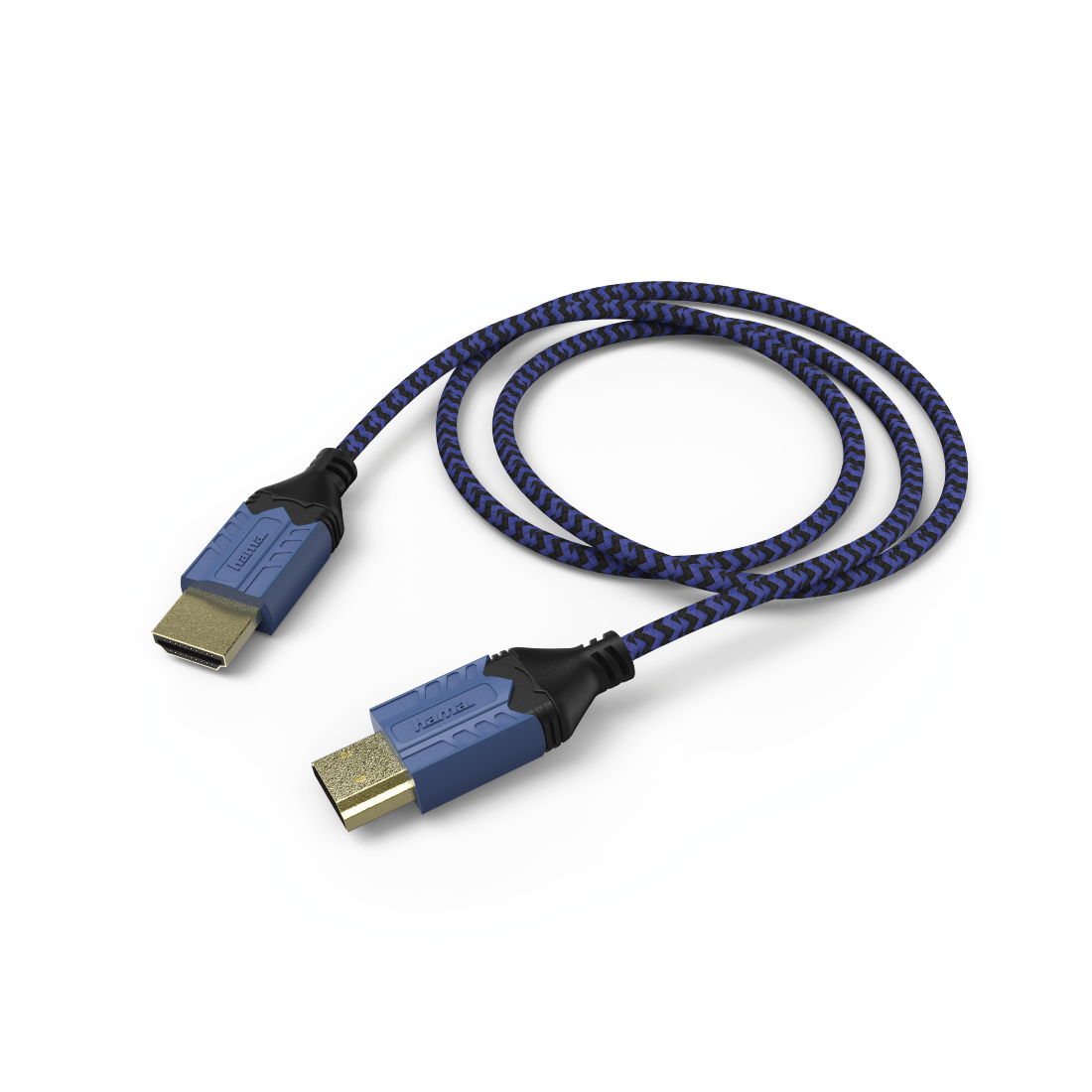 High-speed HDMI™-kabel "High Quality", ethernet, 2,5 m, blauw | Hama