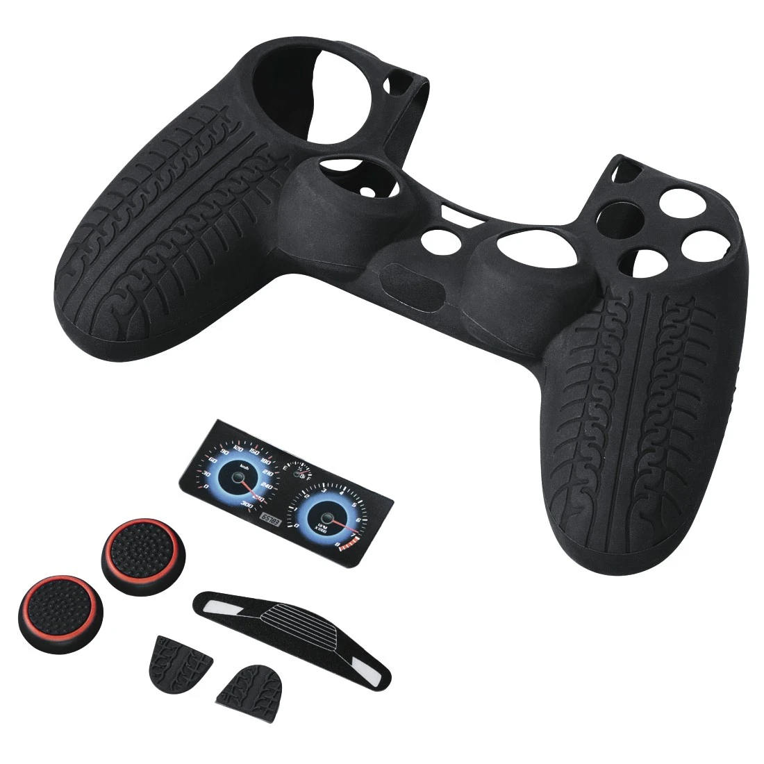 toewijding heilig bodem 7In1-accessoire-pakket "Racing Set" voor PS4/SLIM/PRO Dualshock4 Controller  | Hama