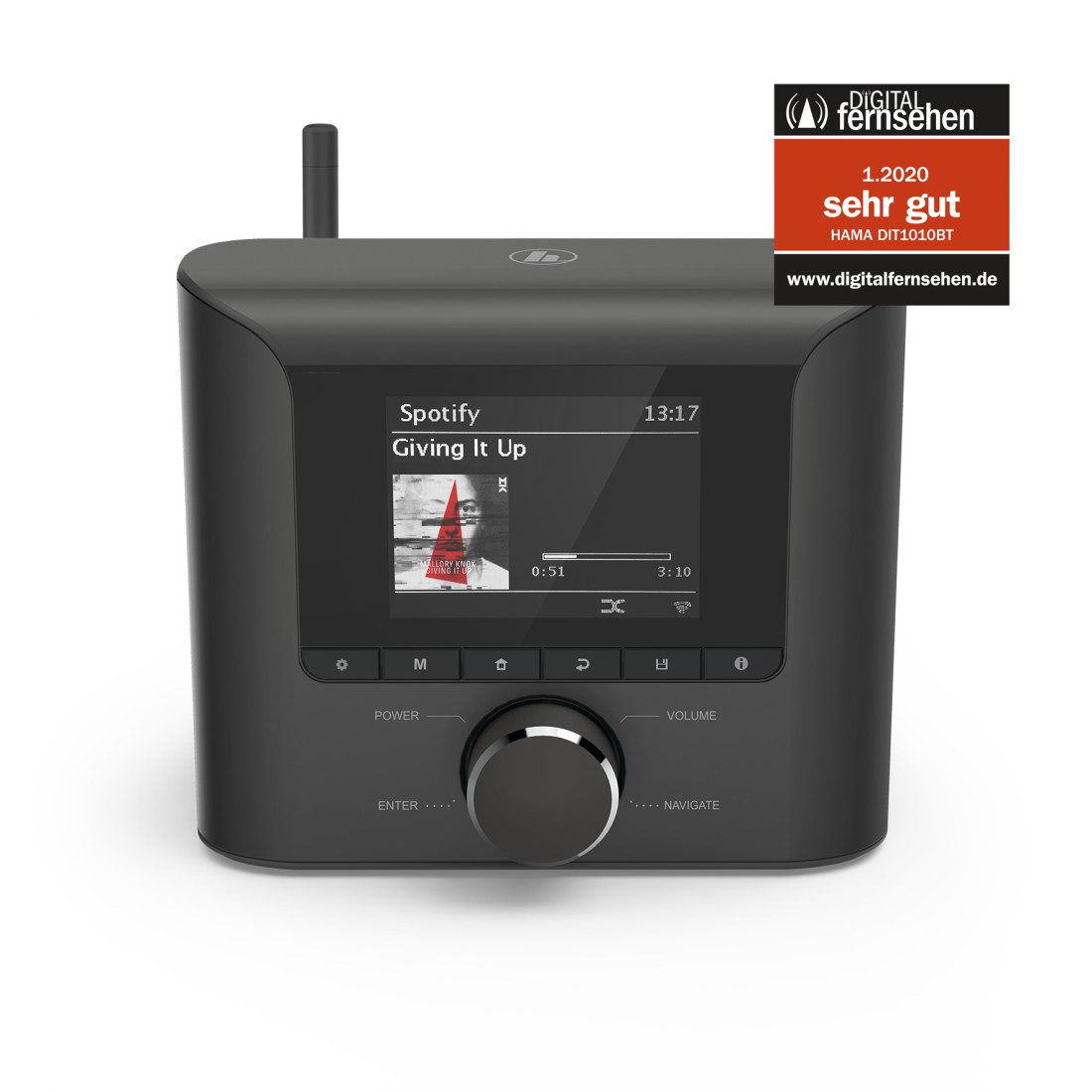 54895 Hama Digitale tuner "DIT1010BT", FM/DAB+ ...