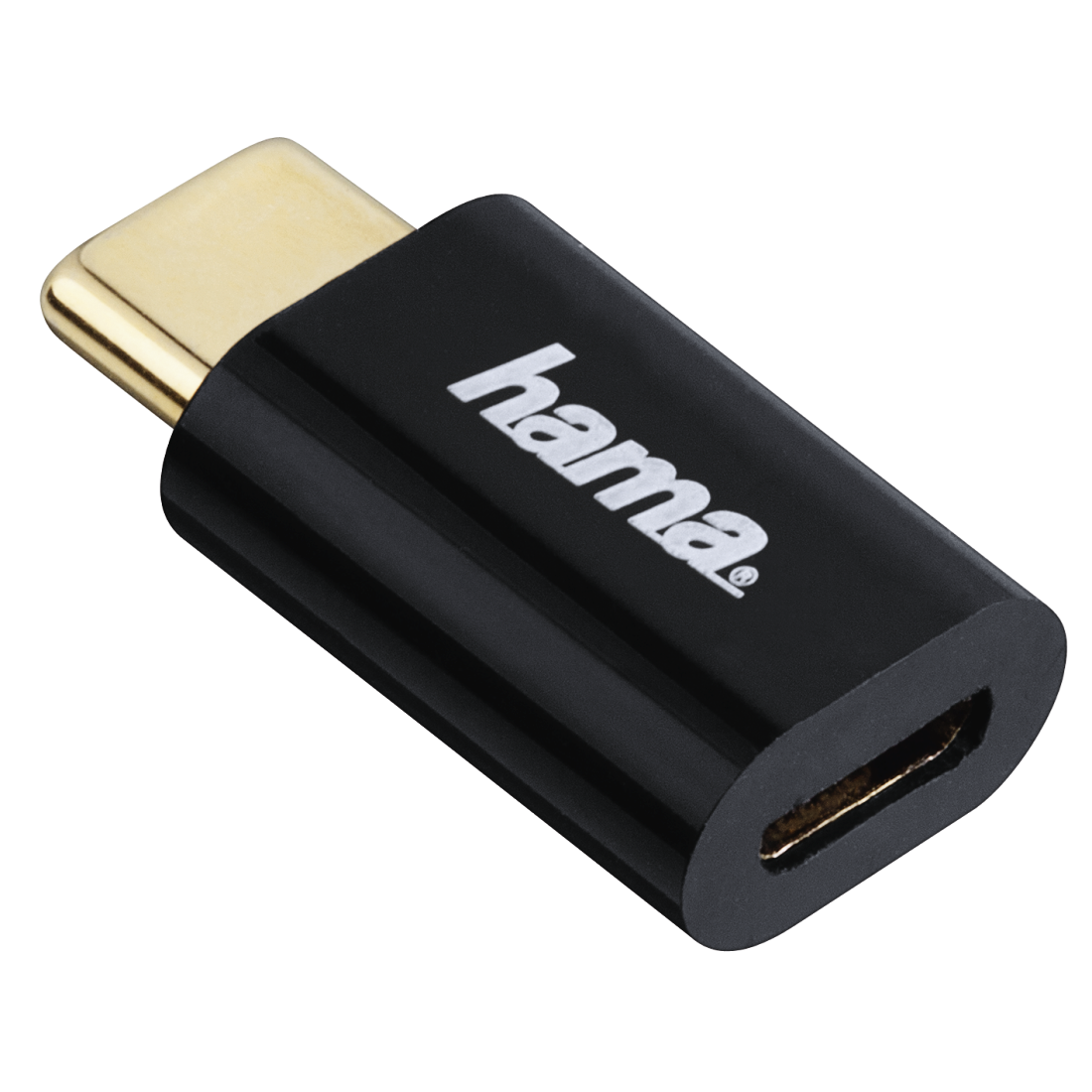 USB-C-adapter, USB 2.0, USB-C-stekker – Micro-USB-koppeling, 480 Mbit/s |  Hama