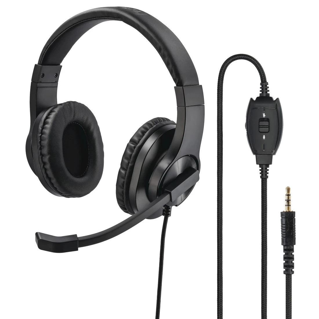 PC-Office-headset "HS-P350", stereo, zwart | Hama