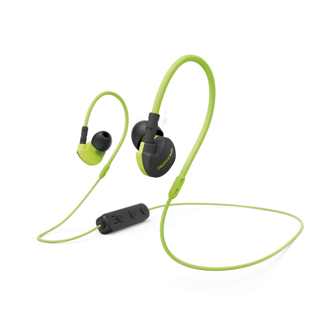Bluetooth®-koptelefoon "Freedom Athletics", in-ear, microfoon, zwart/geel |  Hama