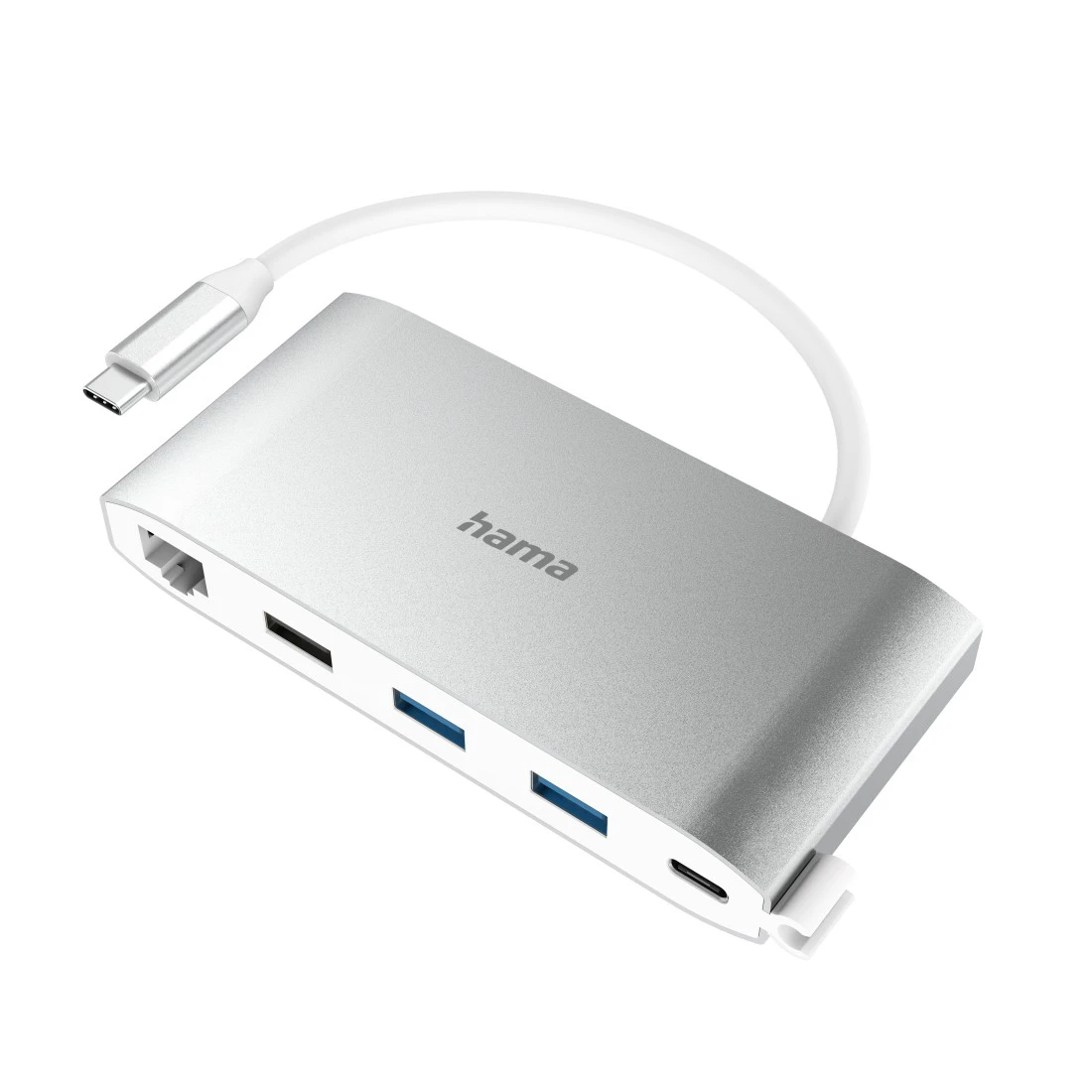 USB-C-hub, Multiport, 8-poorts, 3x USB-A, 2x USB-C, VGA, HDMI™, LAN | Hama