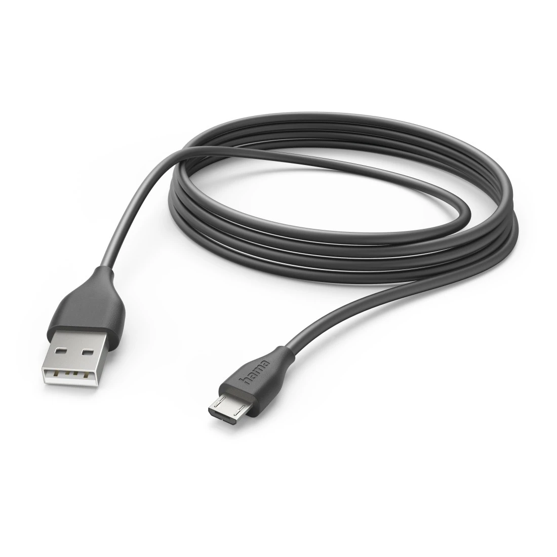 Oplaadkabel, USB-A - micro-USB, 3 m, zwart | Hama