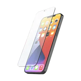 Smartphone met glazen screenprotector