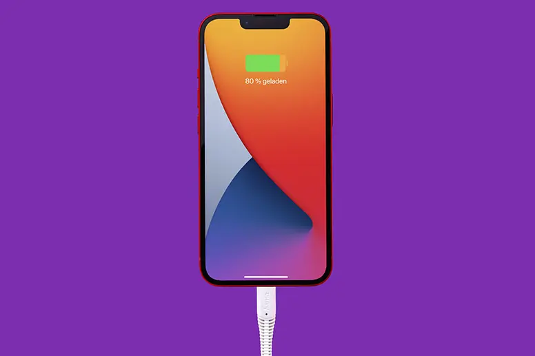 Batterijlading 80 procent